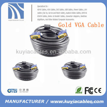 Standard SVGA VGA PROJECTOR CABLE M to M 15 Pin SVGA VGA Cable For PC Projector 30 Meter